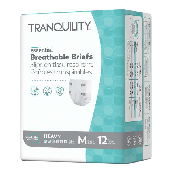 Brief Tranquility Med Heavy Absorb 12/PK Image Product Image