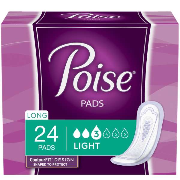 Liner Poise Pad 11 Light Absorbency 24/PK Image Product Image