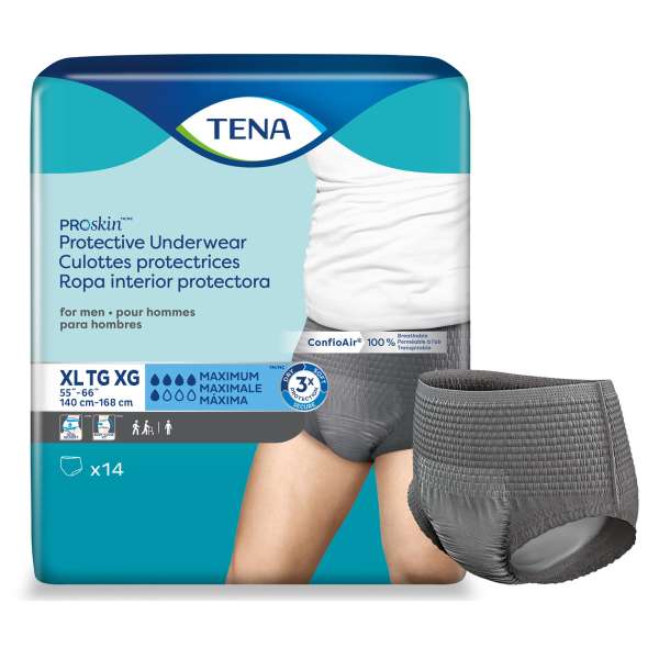 Pullup Tena XL Mens Pull On Mod Absorbency 14/BG Image Product Image