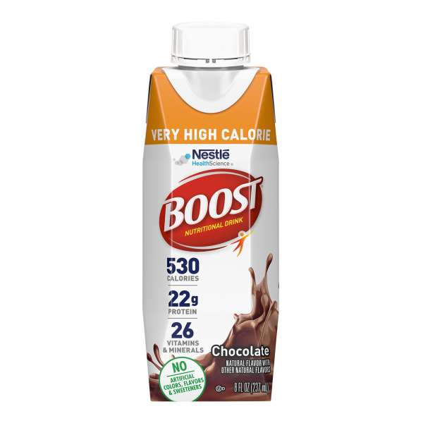Boost Very High Cal Chocolate 530 Cal 8oz BX EA Image Product Image