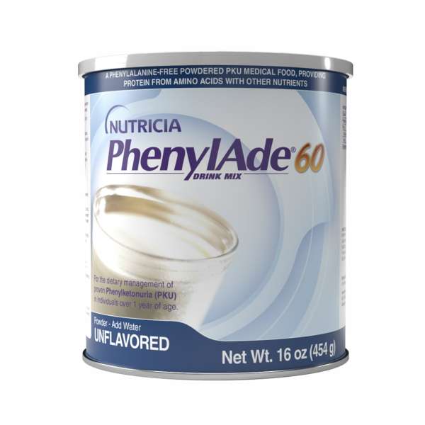 PKU PhenylAde 60 Unflavored 1 LB CN Image Product Image