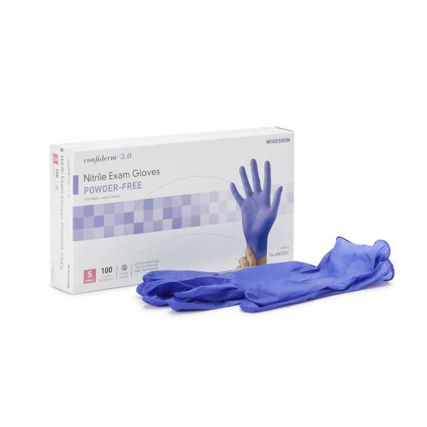 Gloves Exam Nitrile PF 3.0 NS SM 100/BX Image Product Image