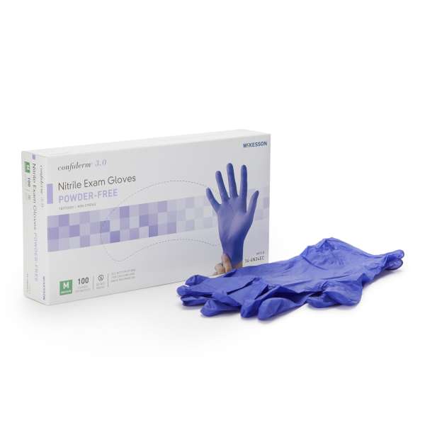Gloves Exam Nitrile PF 3.0 NS Med 100/BX Image Product Image