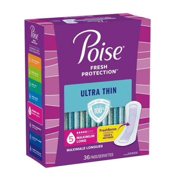 Pad Poise Hvy Abs Ultra Thin Long Female 36/PK 2 P Image Product Image