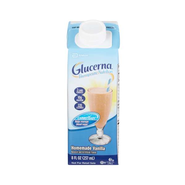 Glucerna Shake Vanilla 220 Cal 237mL 8oz BTL 24/CS Image Product Image