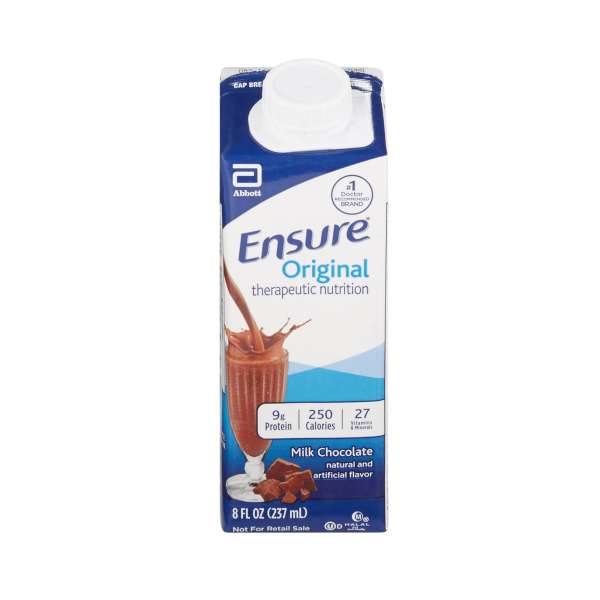 Ensure Original Choc 250 Cal 237mL 8oz BTL 24/CS Image Product Image