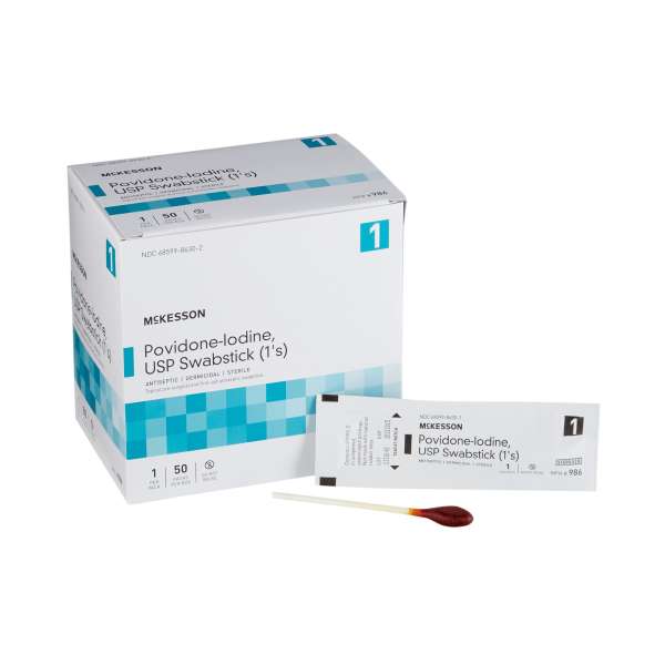 Swabstick Povidone-Iodine 10% 4 1/PK Image Product Image