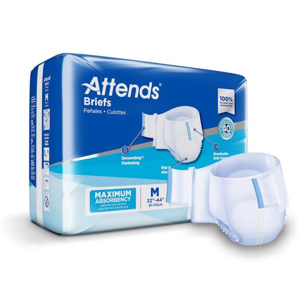 Brief Attends Breathable Adlt Med 24/BG Image Product Image