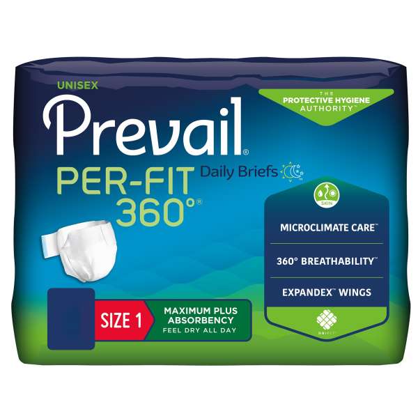 Brief Prevail Adult Med Hvy Abs 20/PK Image Product Image