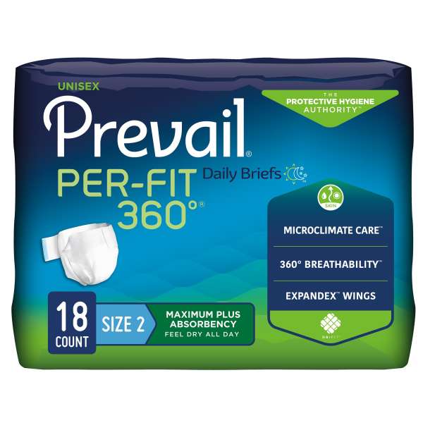 Brief Prevail Adult Lg Hvy Abs 18/BG Image Product Image