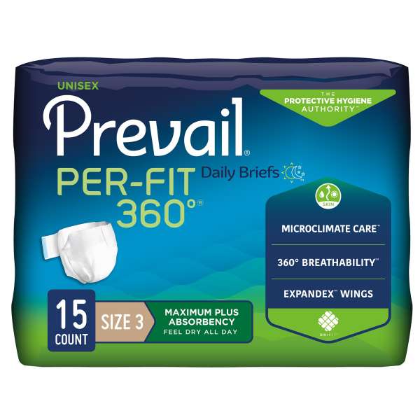 Brief Prevail Adult XL Hvy Abs 15/BG Image Product Image