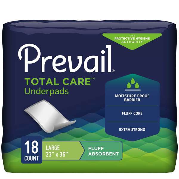 Underpad Prevail 23x36 18/PK Image Product Image