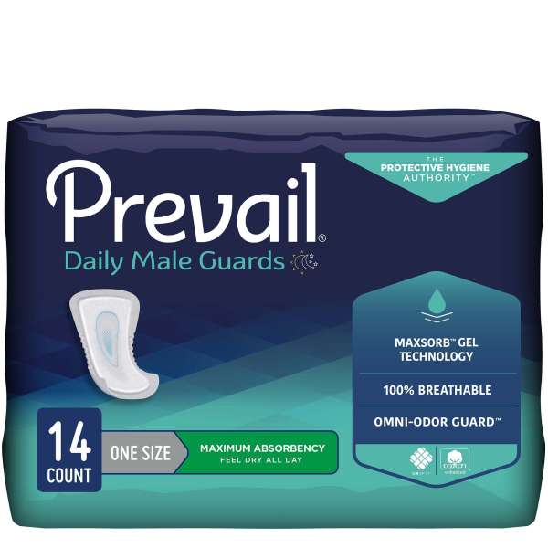 Pad Prevail Male Guards 14/PK Image Product Image