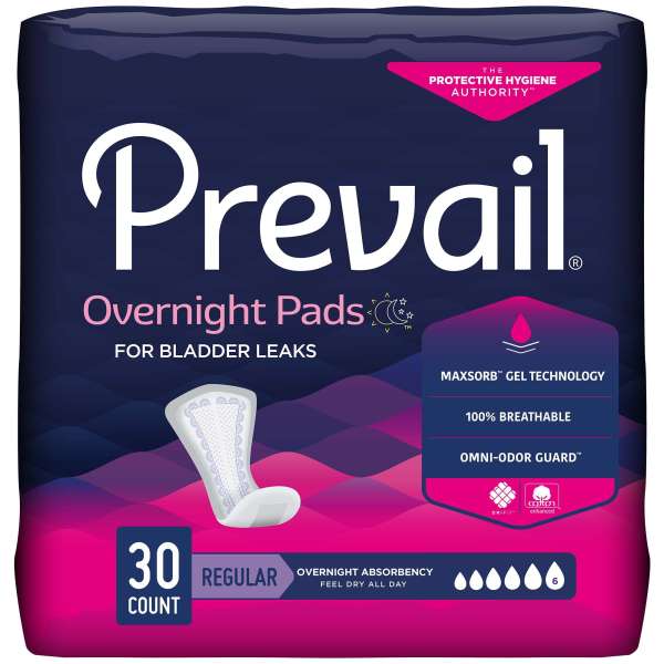 Pad Bladder Prevail Night 16 Hvy Abs 1 Size 30/BG Image Product Image