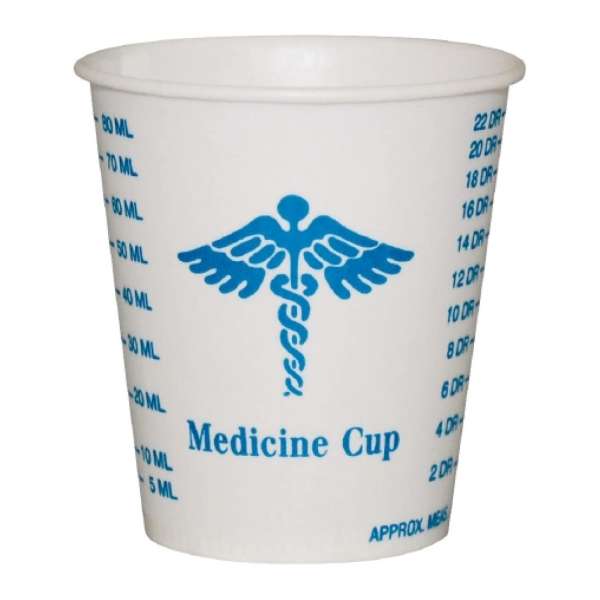Med Cups Paper 3oz 100/SL 5000/CS Image Product Image