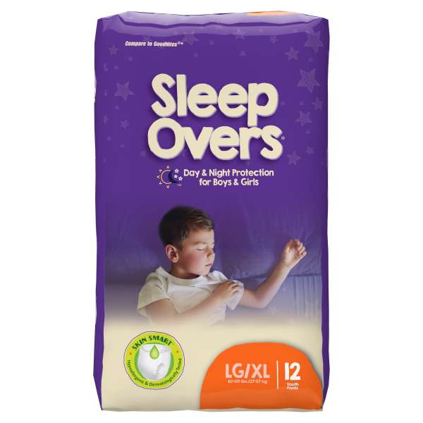 Pullup Youth Sleep Overs Lg/XL 12/PK Image Product Image