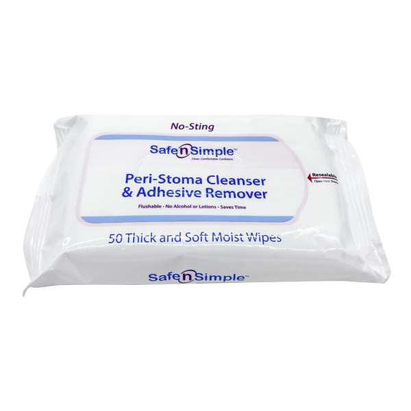Wipe Safe N Simple Adhesive Remover Alc Free 50/BX Image Product Image