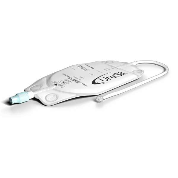 Urol Leg Bag 600ml Uresil Drain Valve NS Vinyl EA Image Product Image