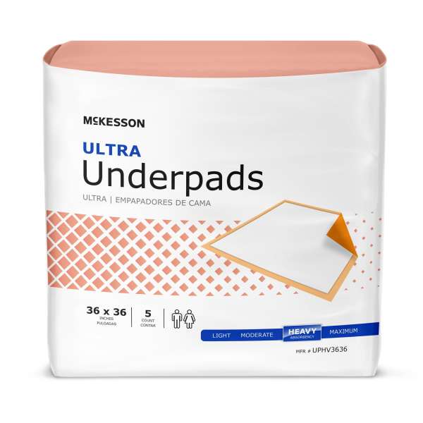 Underpad Ultra 36x36 Hvy Absb 5/BG Image Product Image