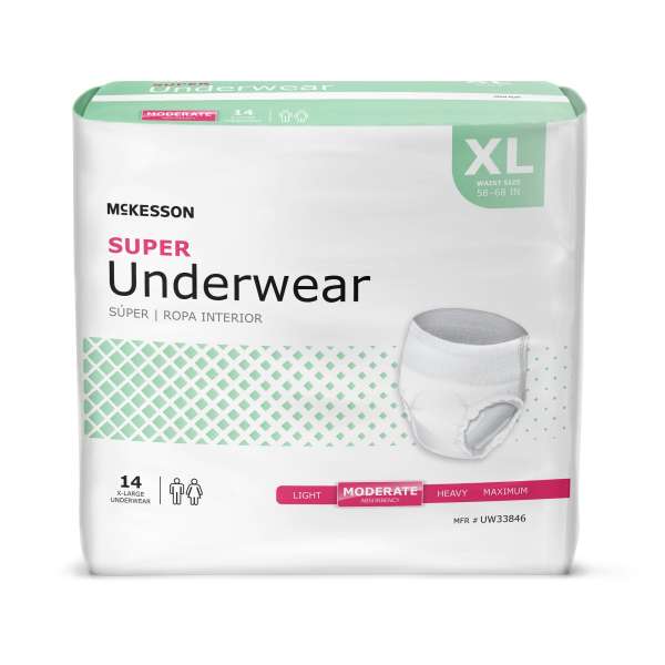 Pullup Underwear Moderate Absorbency XL 14/BG Image Product Image