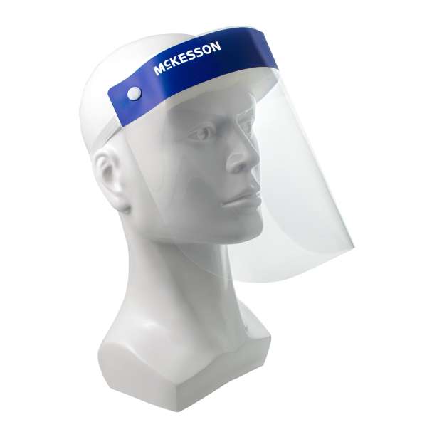 Face Shield One Size Anti-fog NS Disposable 10/BG Image Product Image