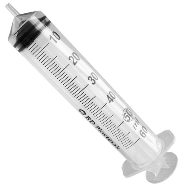 Syringe Only 50 mL Luer Slip Tip w/o Safety 40/BX Image Product Image