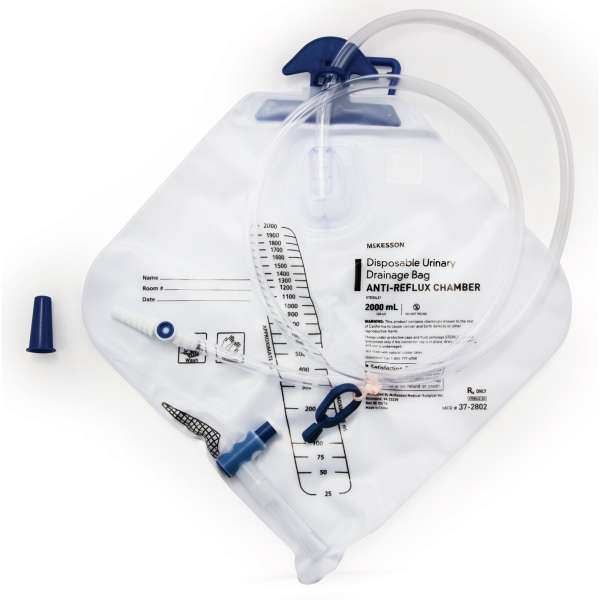 Urol Drn Bag 2000ml Anti-Reflux 1/EA Image Product Image