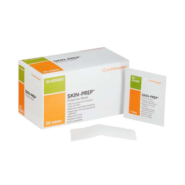 Wipe Skin-Prep Barrier No-Sting 50/BX Image Product Image