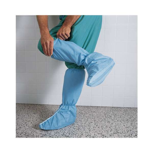 Boot Cover Nonskid Knee High Blue NS 50/PK 150/CS Image Product Image