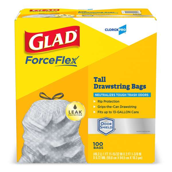 Trash Bag Glad ForceFlex 13gal .95 Mil. 100/CS Image Product Image