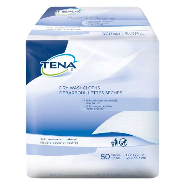 Wipe Tena Dry 13x15 White Image Product Image