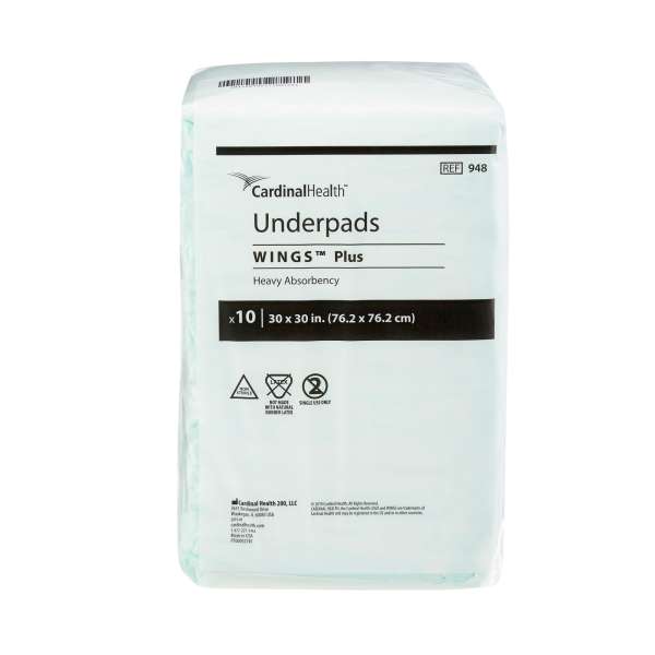 Underpad Maxi Care Super Abs 30x30 10/BG 10 BG/CS Image Product Image