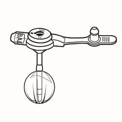 G-Tube Mic-Key Low Profile Feed Kit 20FR 2.5CM Product Image