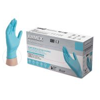 Image of Gloves Exam Nitrile Blue Powder Free NS Sm 100/Box