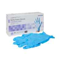 Image of Gloves Exam Nitrile Blue Powder Free Non Sterile XL 100/Box